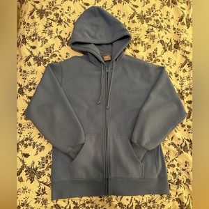 Cozy Fleece Boyfriend Zip Hoodie